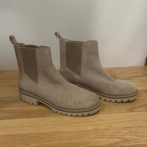 Crown Vintage Taupe Chelsea Combat Boots